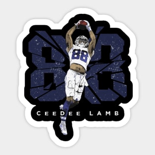CeeDee Lamb Dallas Shattered Sticker
